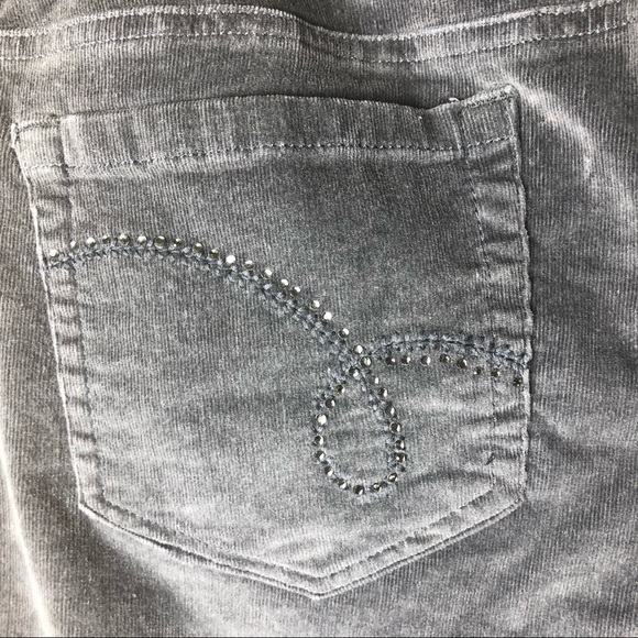 corduroys grey embellished pockets size 12 Style & Co - Picture 3 of 8
